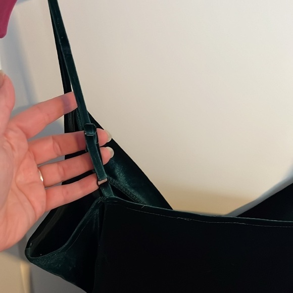 Rachel Zoe Dark Green Velvet Sexy Dress NWT - Picture 7 of 14